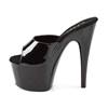 Pleaser - ADORE701 Mules à talons - Chaussures de pole dance - Noir Product image